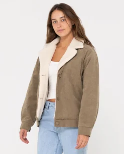 The Secret Relaxed Fit Cord Jacket | Rusty Cheap