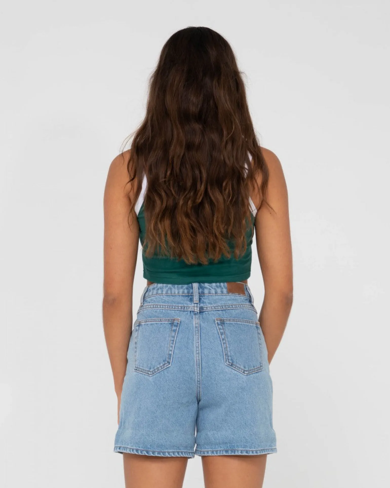 Thriving Graphic Crop Tank Top | Rusty Clearance