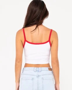 Thriving Graphic Crop Tank Top | Rusty Discount