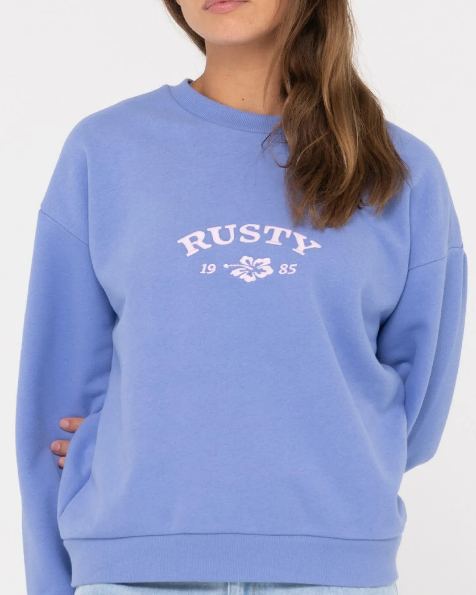 Thriving Graphic Relaxed Crew Fleece | Rusty Shop