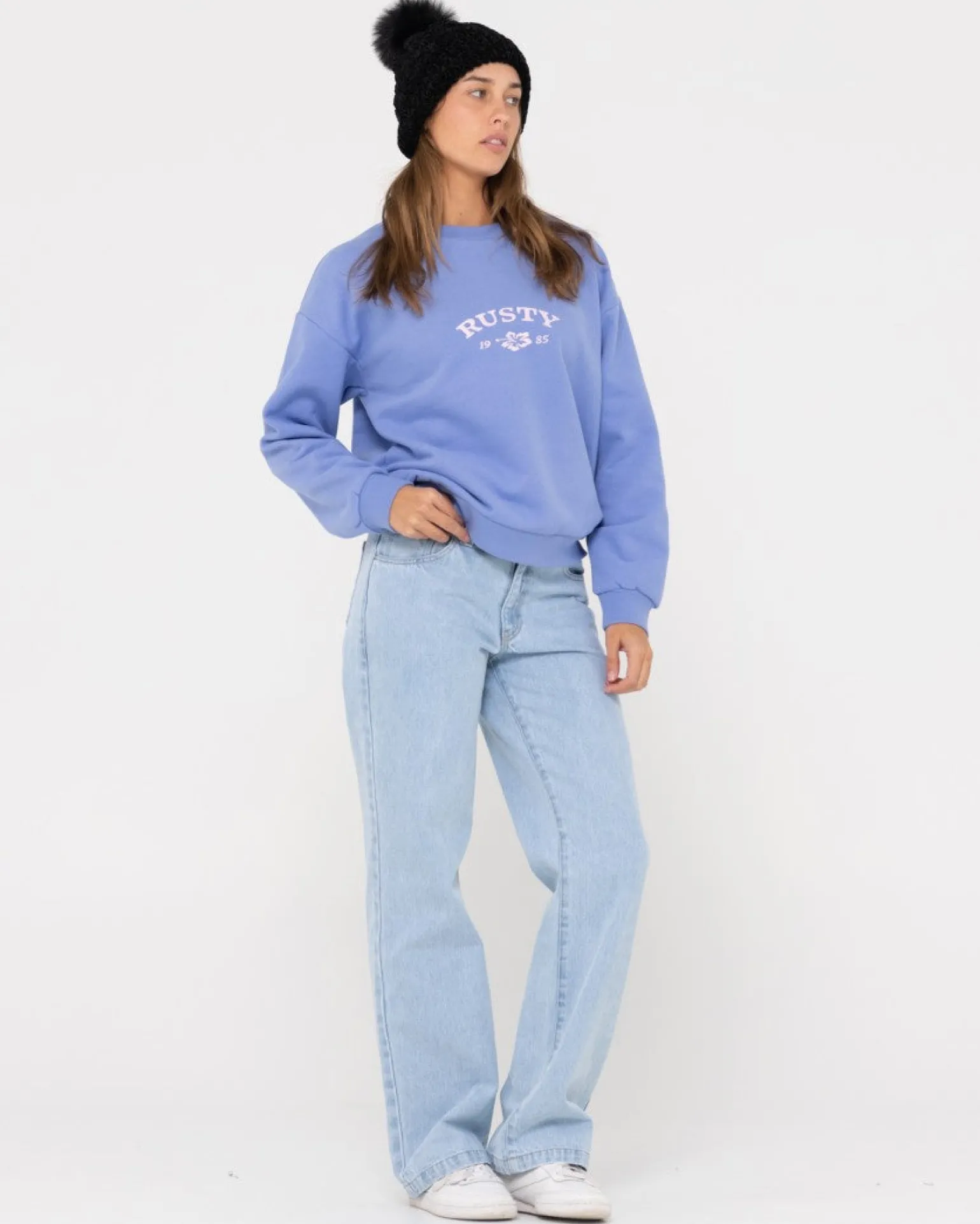 Thriving Graphic Relaxed Crew Fleece | Rusty Shop
