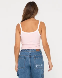 Thriving Ribbed Skimmer Length Tank | Rusty Best