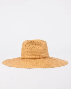 Tuscany Wide Brim Straw Hat | Rusty Hot