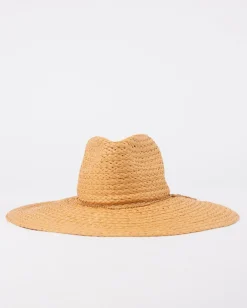 Tuscany Wide Brim Straw Hat | Rusty Hot
