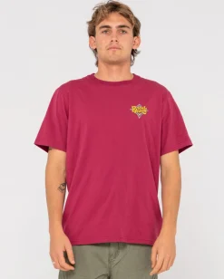 Twisted Diamond Short Sleeve Graphic Tee | Rusty Flash Sale