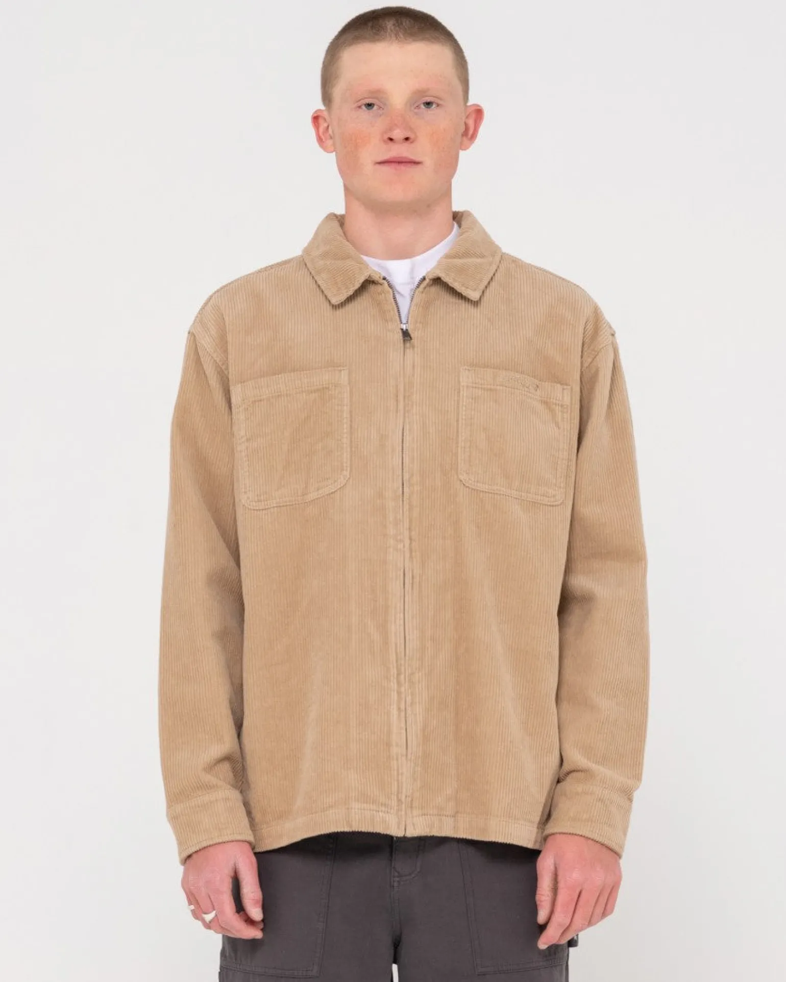 V8 Coup Cord Zip Up Jacket | Rusty Flash Sale