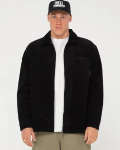 V8 Coup Cord Zip Up Jacket | Rusty Clearance