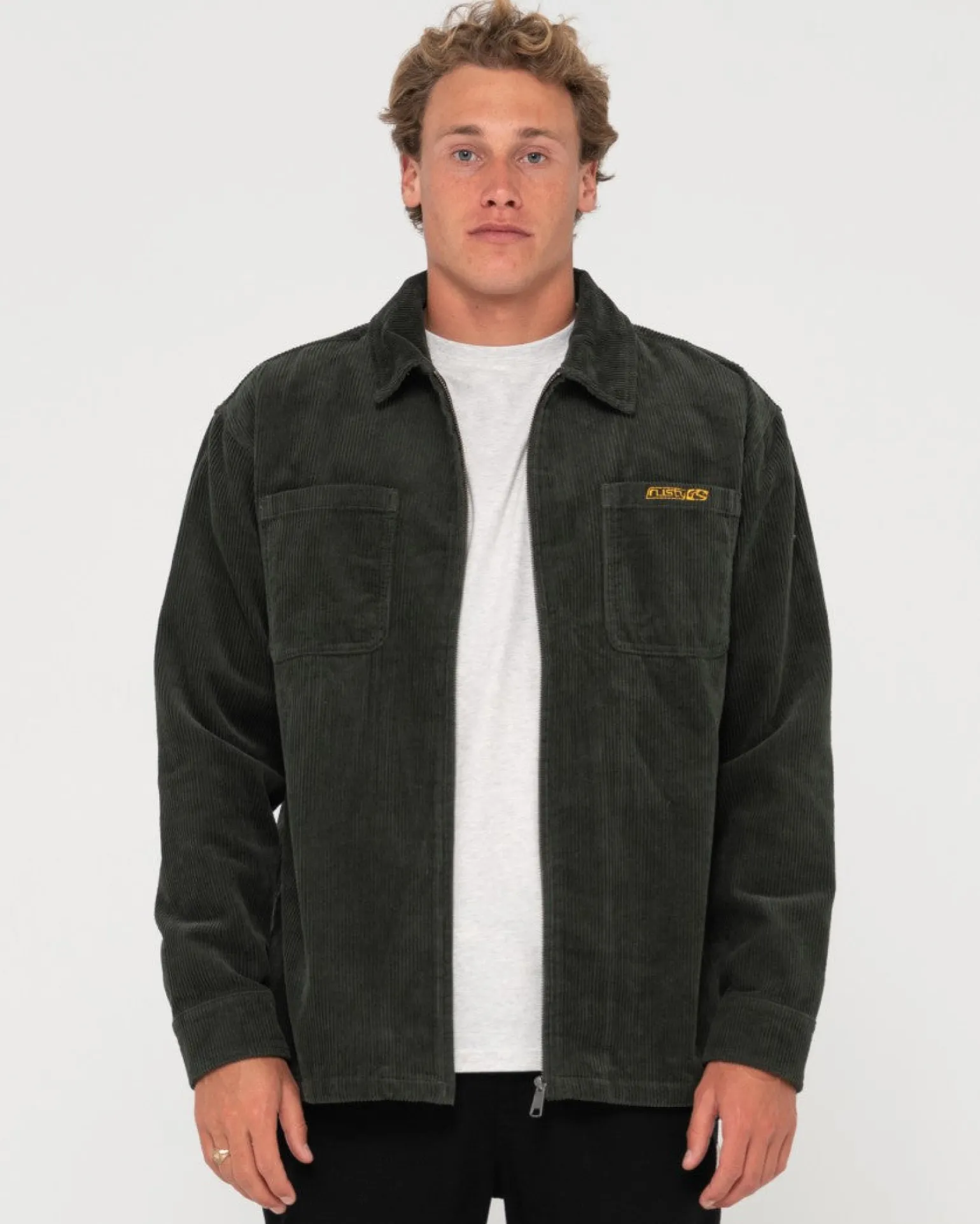 V8 Coup Cord Zip Up Jacket | Rusty Cheap