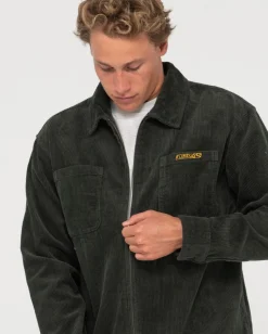 V8 Coup Cord Zip Up Jacket | Rusty Cheap