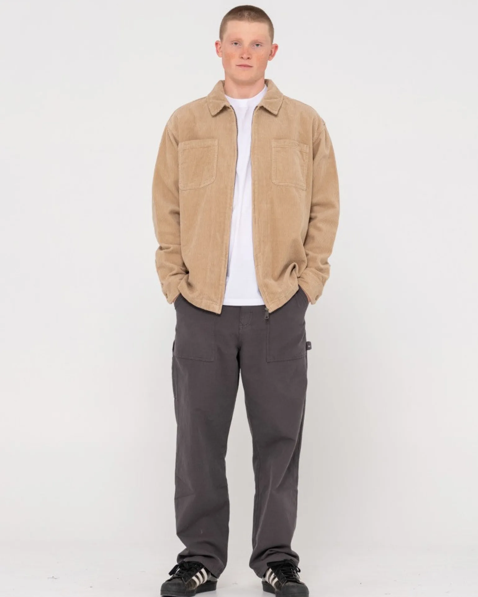 V8 Coup Cord Zip Up Jacket | Rusty Flash Sale