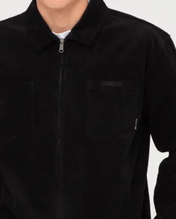 V8 Coup Cord Zip Up Jacket | Rusty Clearance