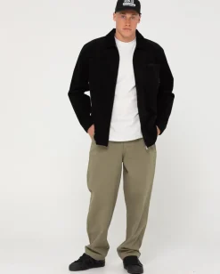 V8 Coup Cord Zip Up Jacket | Rusty Clearance