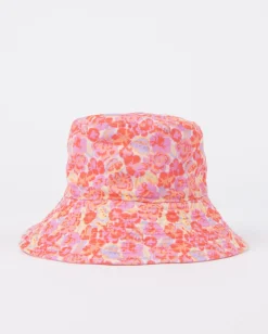 Vacay Time Reversible Printed Bucket Hat | Rusty Best