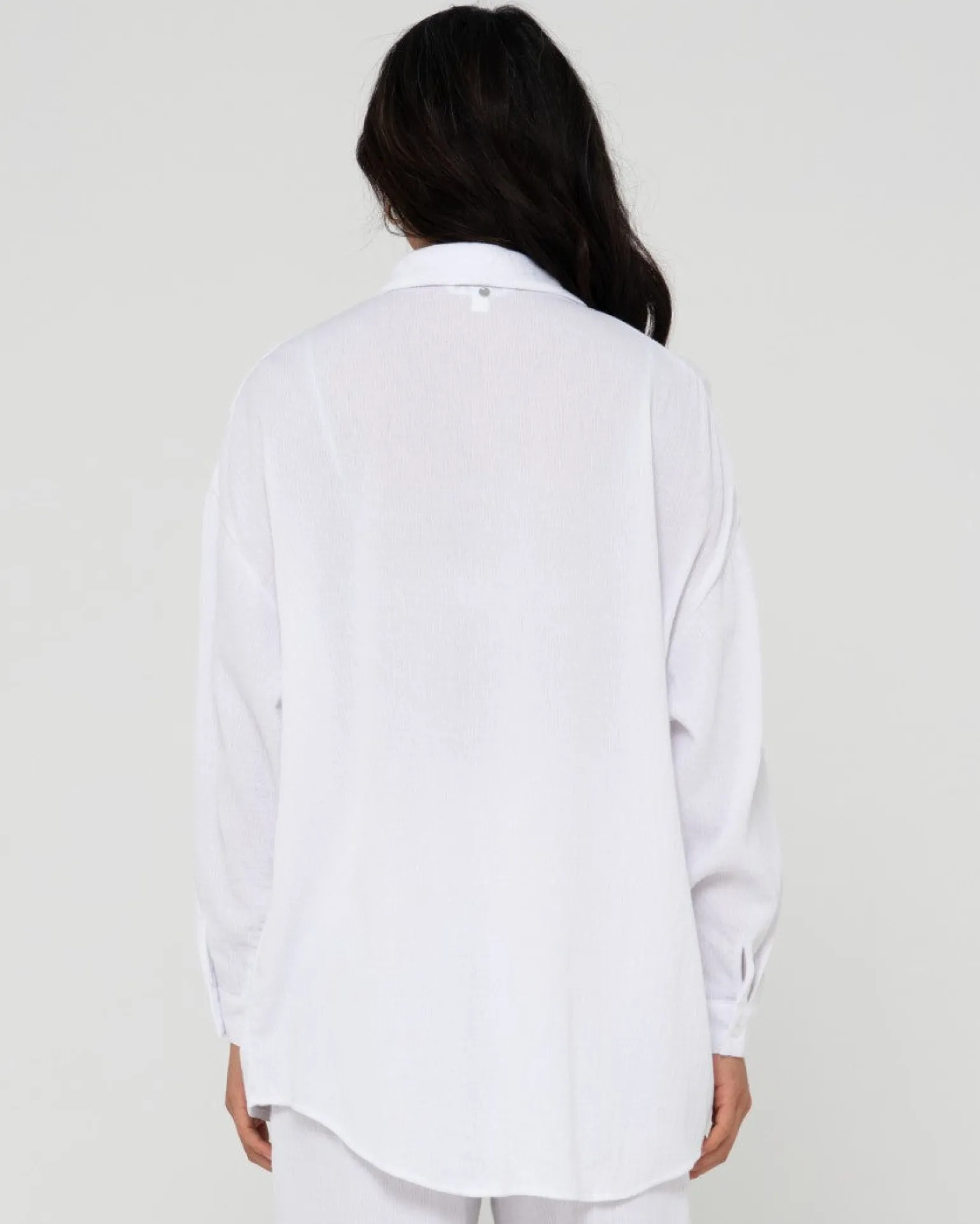 Vahala Oversized Long Sleeve Shirt | Rusty Best