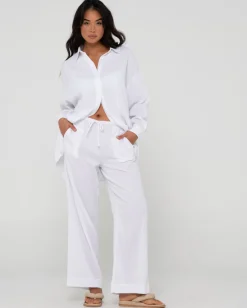 Vahala Oversized Long Sleeve Shirt | Rusty Best
