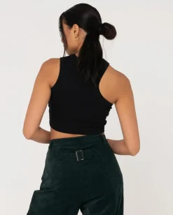 Vicky Cut Out Crop Top | Rusty Sale
