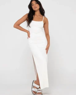 Vicky Side Split Slip Maxi Dress | Rusty Outlet