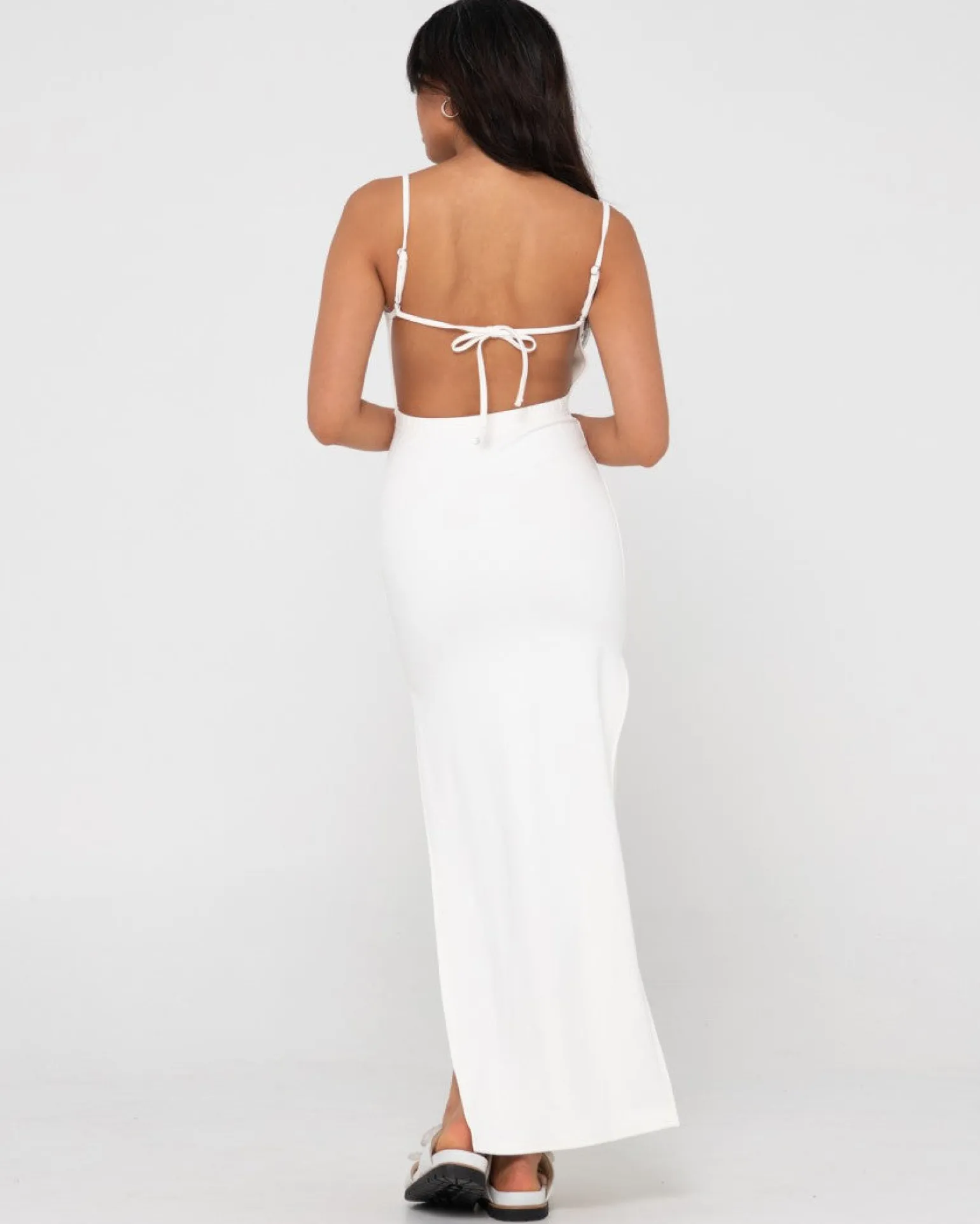 Vicky Side Split Slip Maxi Dress | Rusty Outlet