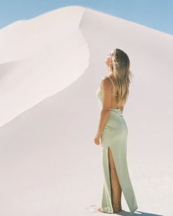 Vicky Side Split Slip Maxi Dress | Rusty Cheap