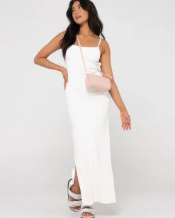 Vicky Side Split Slip Maxi Dress | Rusty Outlet