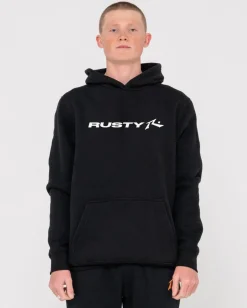 Vital Hooded Graphic Fleece | Rusty Best Sale
