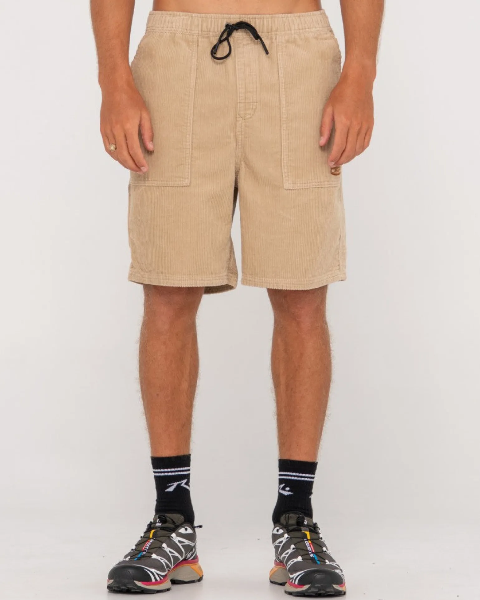 8 Wale Workwear Elastic Short Boys | Rusty Cheap