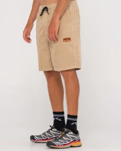 8 Wale Workwear Elastic Short Boys | Rusty Cheap