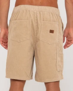 8 Wale Workwear Elastic Short Boys | Rusty Cheap