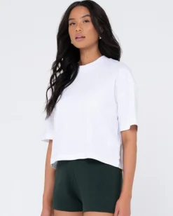 Wonderful World Organic Relaxed Tee | Rusty Best Sale