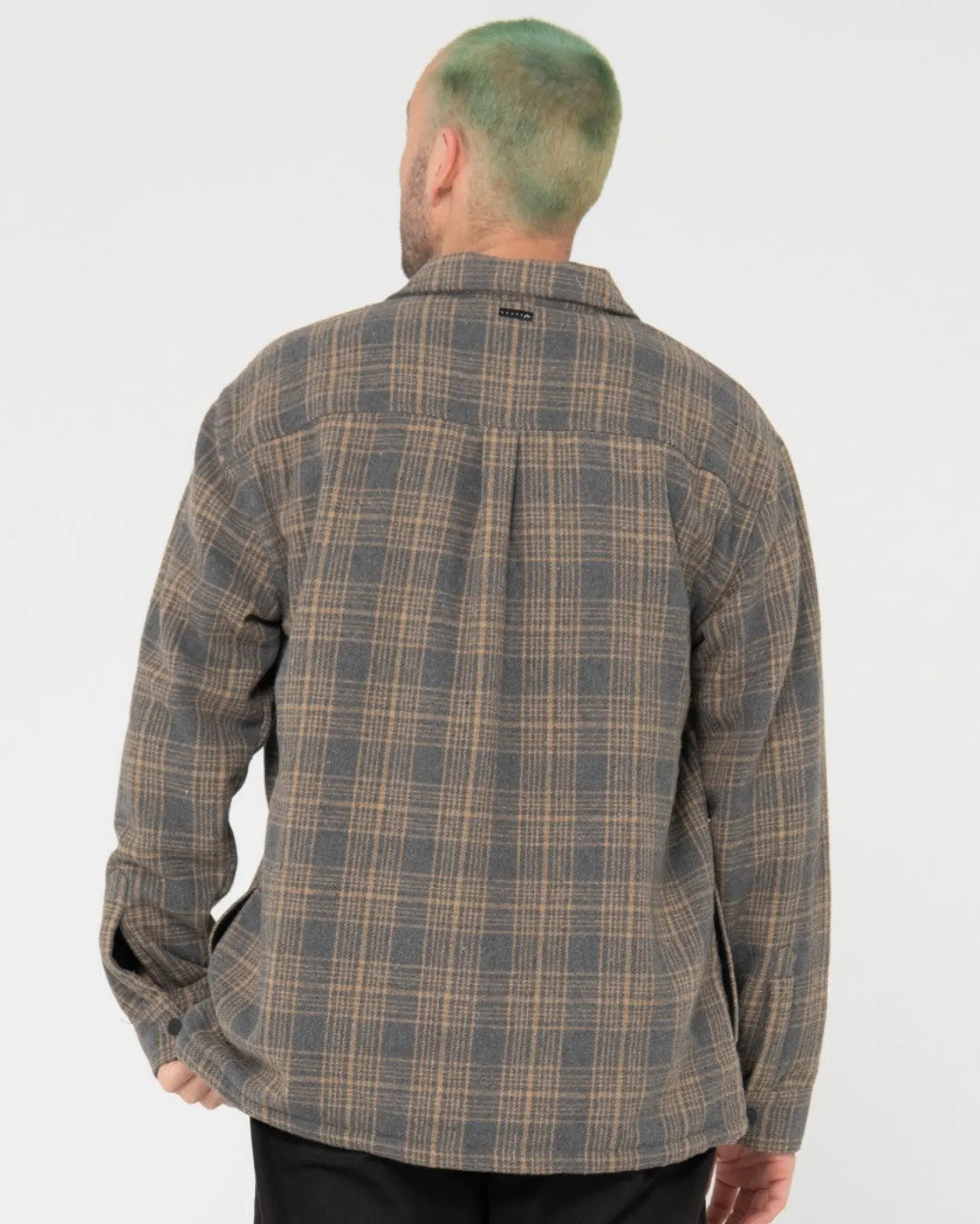 Woodchuck Woven Plaid Zip Up Jacket | Rusty Flash Sale