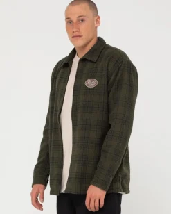 Woodchuck Woven Plaid Zip Up Jacket | Rusty Store