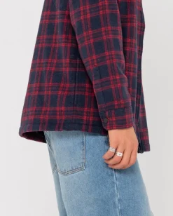 Woodchuck Woven Plaid Zip Up Jacket | Rusty Discount