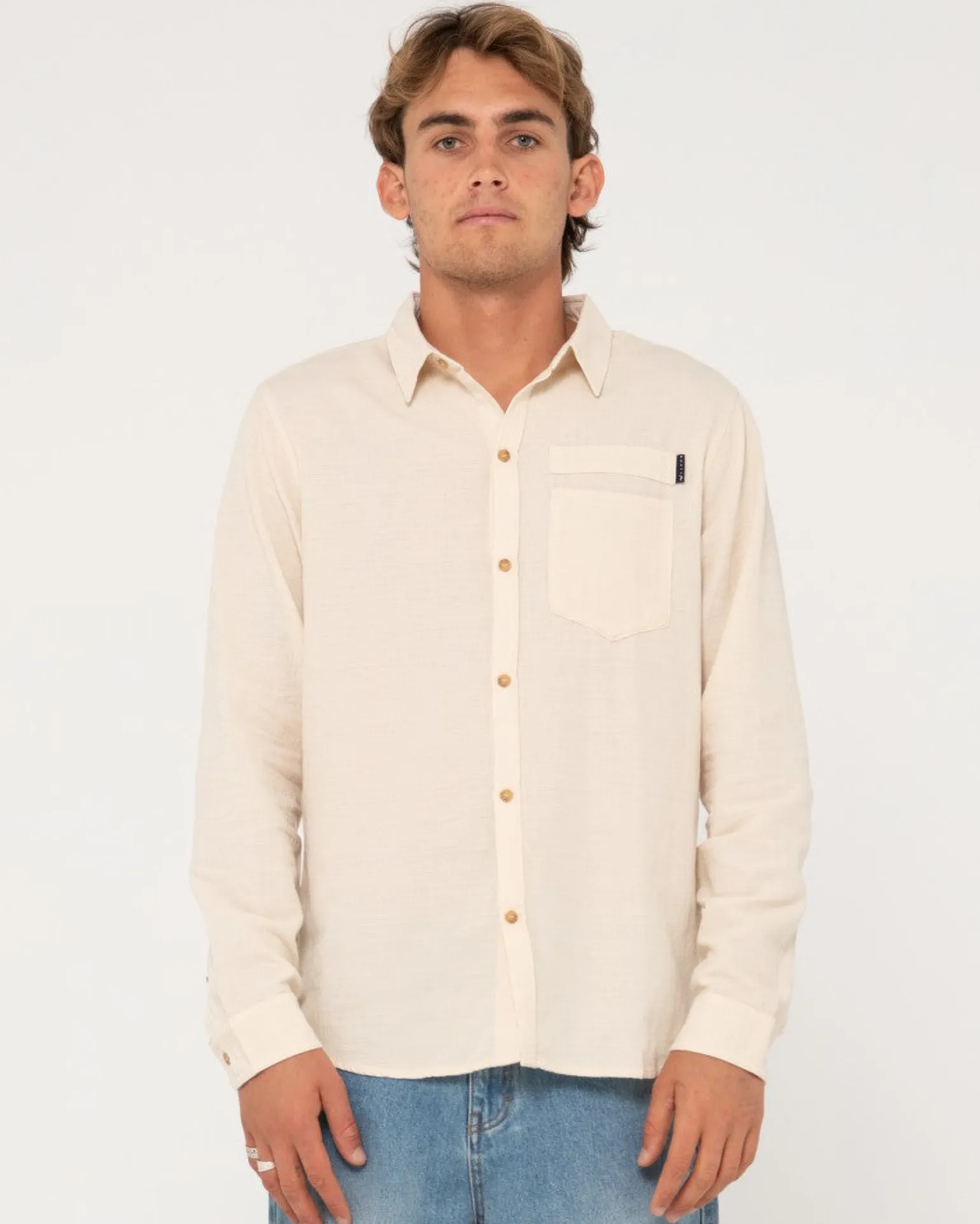 Yuma Linen Long Sleeve Shirt | Rusty Flash Sale