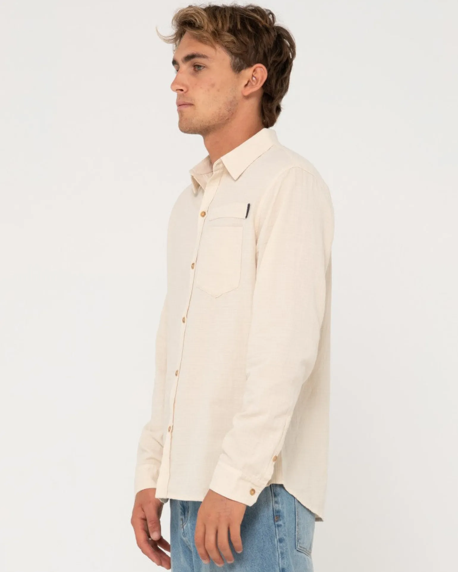 Yuma Linen Long Sleeve Shirt | Rusty Flash Sale