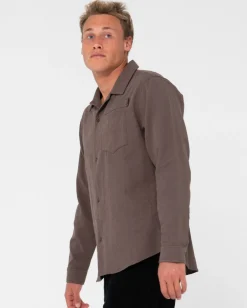 Yuma Linen Long Sleeve Shirt | Rusty Flash Sale