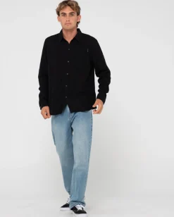 Yuma Linen Long Sleeve Shirt | Rusty Cheap